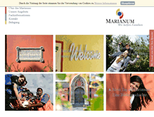 Tablet Screenshot of marianum-krefeld.de